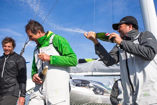 World Record for Phaedo^3 - Bermuda to Plymouth © Rachel Fallon-langdon
